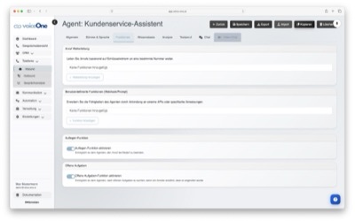 Assistenten Einstellungen