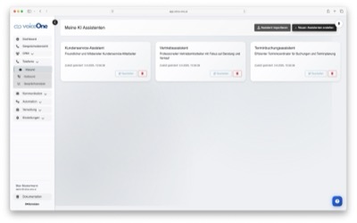 Assistentenverwaltung Übersicht
